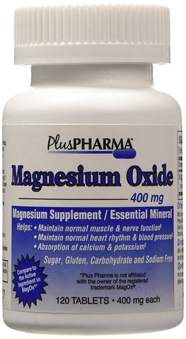 Magnesium Oxide 400mg (Compare to MagOx) 360ct