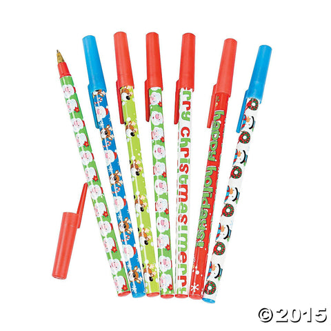 Holiday Characters Stick Pen Assortment -  24 Pack