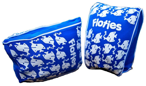 Boys Floatsafe Flotie Soft Fabric Armbands floatie Blue