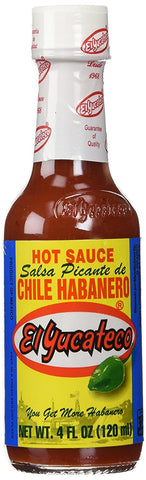 El Yucateco Red Habanero Hot Sauce (4-Pack)