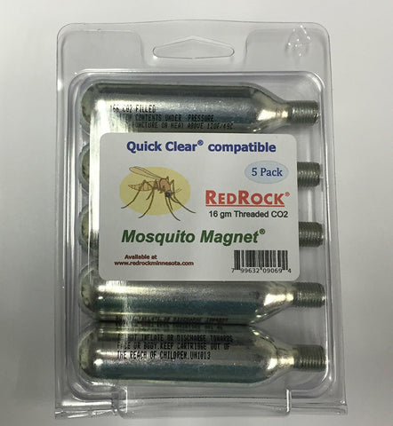Mosquito Magnet CO2 5 Pack Redrock Quick Clear Compatible