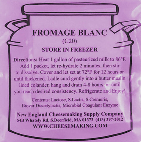 Fromage Blanc C20 - 5 Packets
