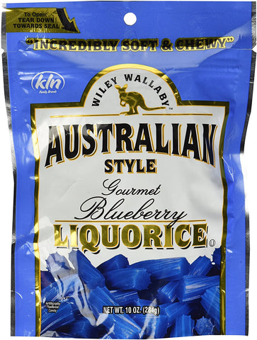 Kenny's Wiley Wallaby Liquorice, Blueberry, 10 Ounce