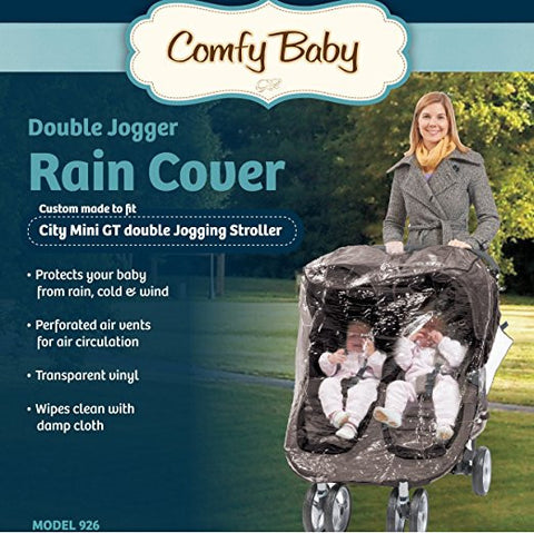 city mini double stroller cleaning Comfy Baby Rain Cover Designed to Fit the City Mini Double Stroller, – number1inservice