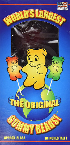 World's Largest Gummy Bear, Approx 5-pounds Giant Gummy Bear - Astro