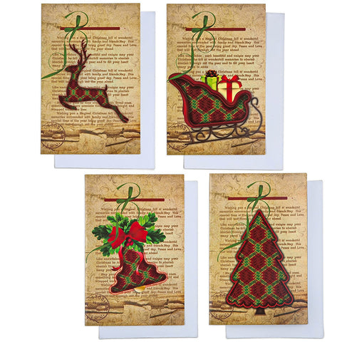 36 Christmas Cards with Envelopes by Gift Boutique