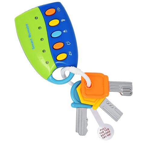 Musical Smart Remote Key Toy for Baby, Toddler, and Kids, Try Me Batteries Included